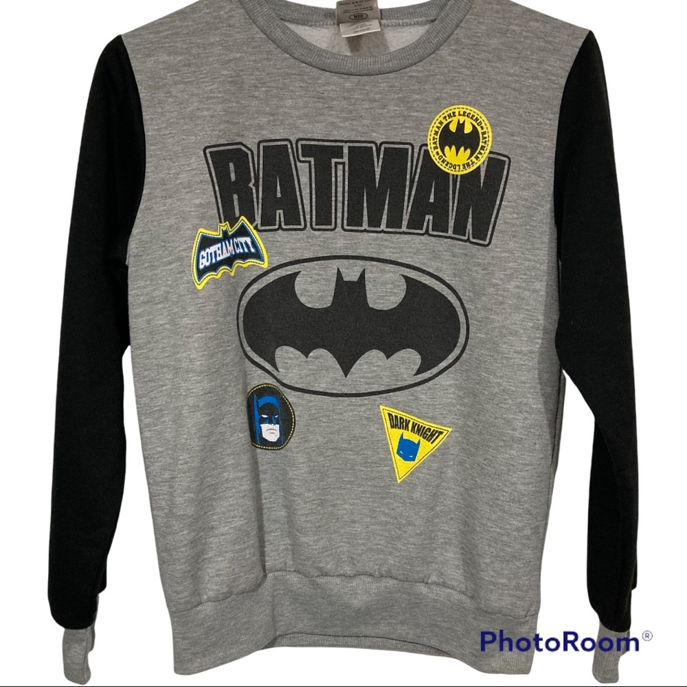 Batman Sweater Kids Large (14) Gotham City Dark Knight DC Comics